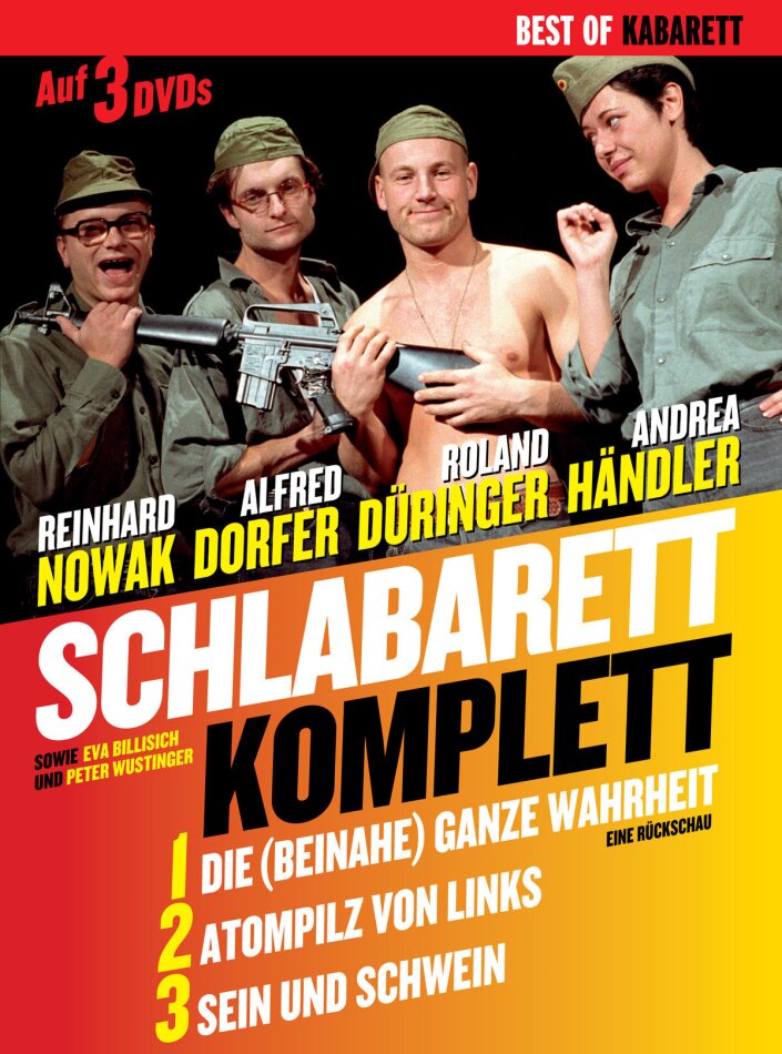 Schlabarett komplett 3 DVDs
