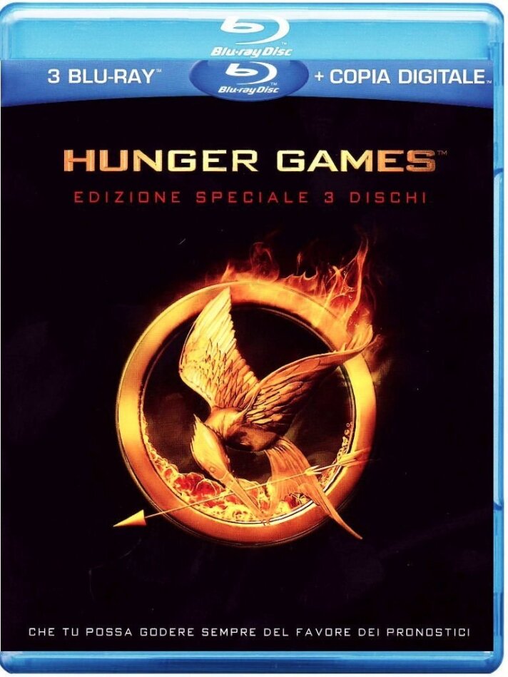 Hunger Games 1 (2012) Deluxe Edition, 3 Blu-rays