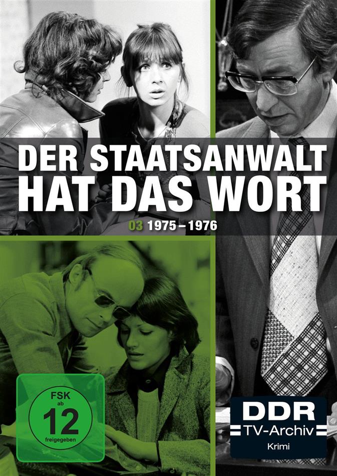 Der Staatsanwalt hat das Wort - Box 3 DDR TV-Archiv, s/w, 4 DVDs