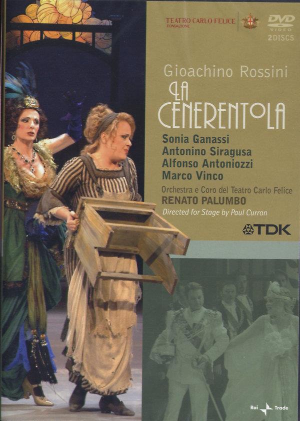 Orchestra of Teatro Carlo Felice, Renato Palumbo & Sonia Ganassi - Rossini - La Cenerentola TDK, 2 DVDs