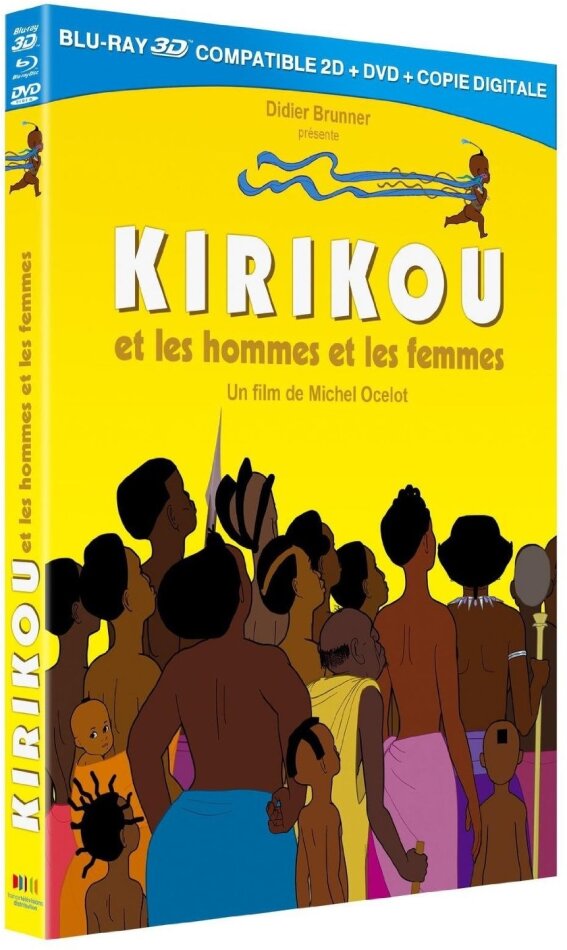 Kirikou et les hommes et les femmes (2012) Blu-ray 3D (+2D) + DVD