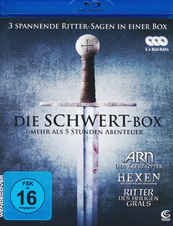 Die Schwert-Box - Arn der Kreuzritter / Hexen - Die letzte Schlacht der Templer / Ritter des heiligen Grals 3 Blu-rays