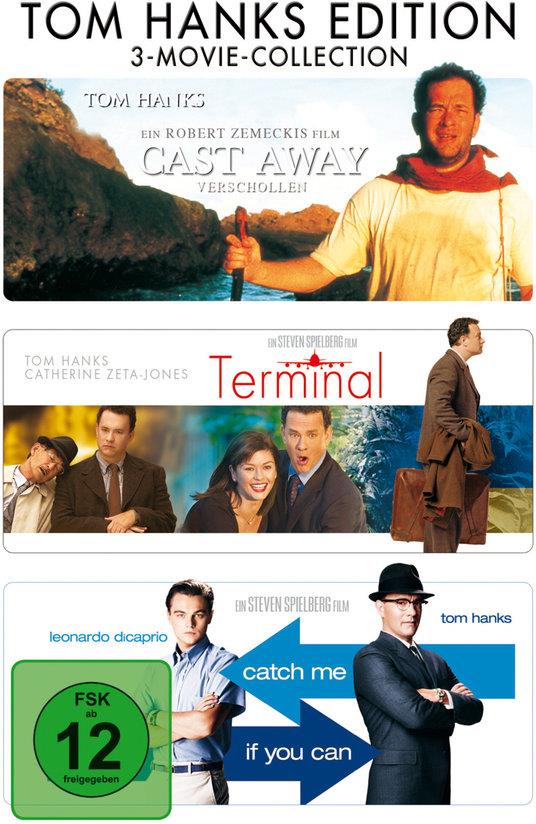 Tom Hanks Edition - Cast Away / Terminal / Catch me if you can 3 DVDs