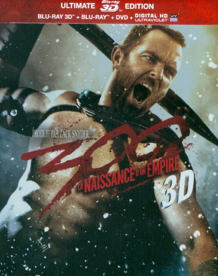 300 - La naissance d'un empire (2013) Steelbook, Ultimate Edition, Blu-ray 3D (+2D) + DVD