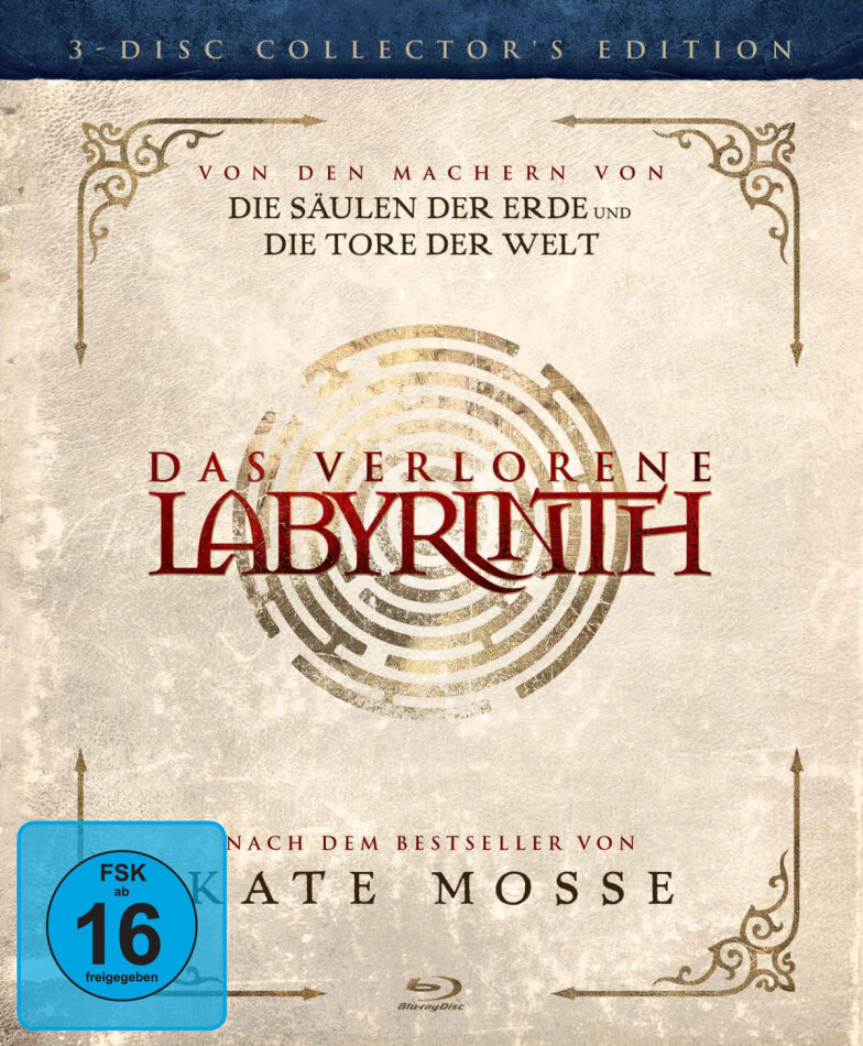 Das verlorene Labyrinth (2012) Collector's Edition, 3 Blu-rays