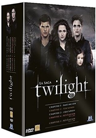 Twilight - La Saga - Chapitres 1-5 5 DVDs
