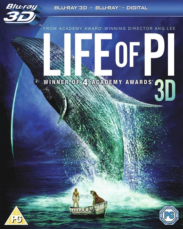 Life of Pi (2012) Blu-ray 3D + Blu-ray