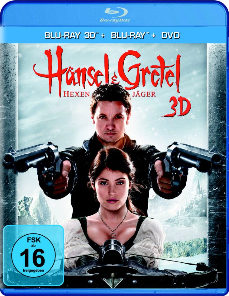 Hänsel & Gretel: Hexenjäger (2013) Blu-ray 3D + 2 Blu-rays + DVD