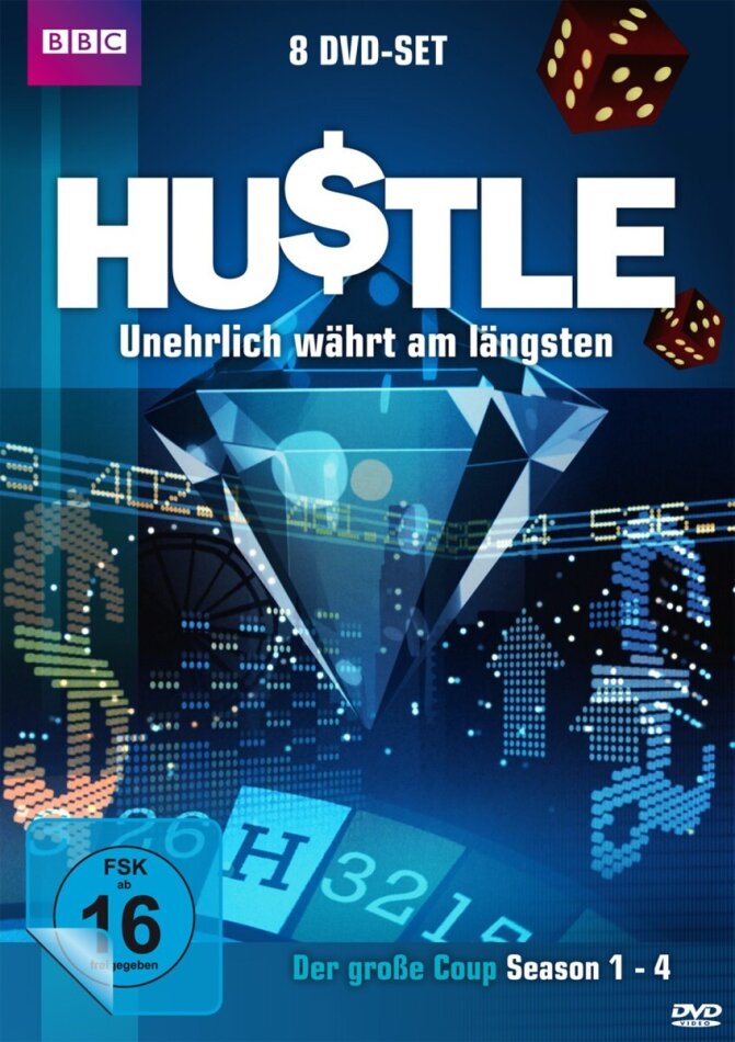 Hustle - Unehrlich währt am längsten - Staffel 1 - 4 8 DVDs
