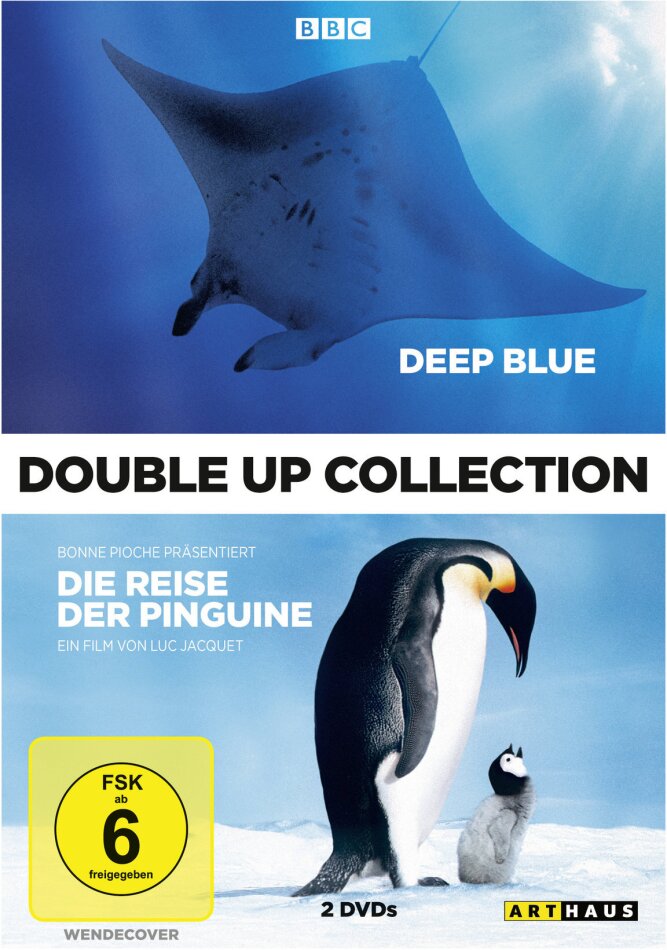 Deep Blue / Die Reise der Pinguine Double Up Collection, Arthaus, 2 DVDs