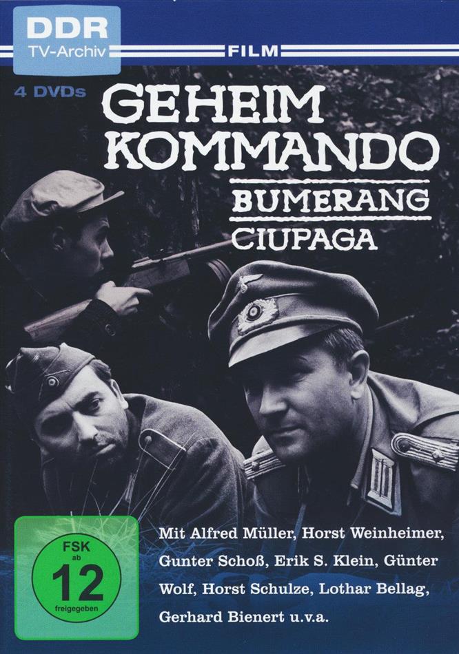 Geheimkommando - Bumerang / Ciupaga DDR TV-Archiv, 4 DVDs