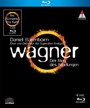 Bayreuther Festspiele Orchestra, Daniel Barenboim & Siegfried Jerusalem - Wagner - Der Ring des Nibelungen Teldec, Unitel Classica, 4 Blu-rays