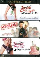 Jeune célibataire & gourmande / Voyeurs.com / Jeune mariée et gourmande 3 DVDs