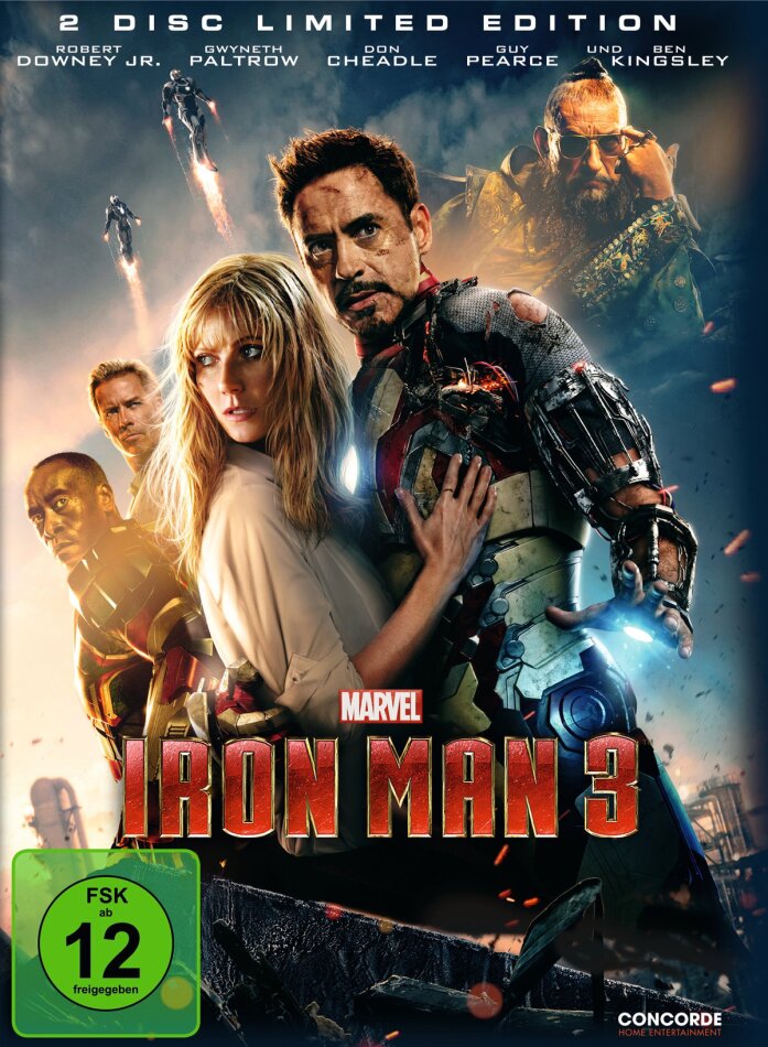 Iron Man 3 (2013) Limited Edition, Steelbook, 2 DVDs