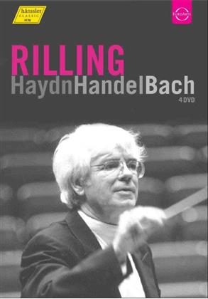Bach Collegium Stuttgart, G&auml;chinger Kantorei Stuttgart & Rilling Helmuth - Haydn / H&auml;ndel / Bach (Euro Arts, 4 DVDs)