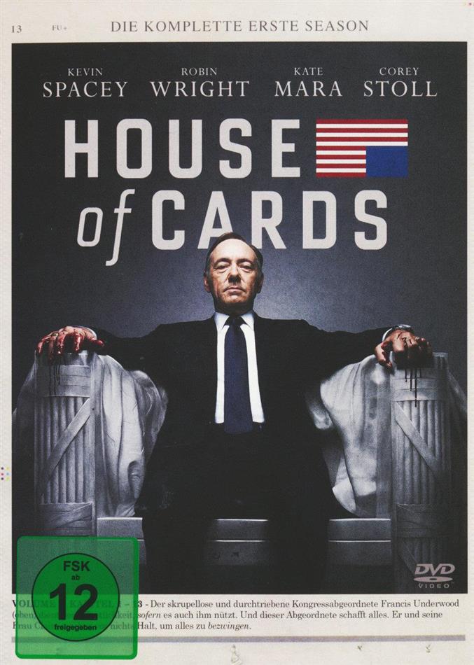 House of Cards - Staffel 1 4 DVDs