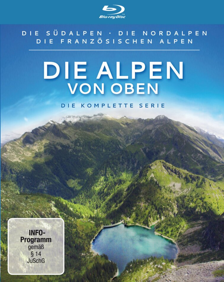 Die Alpen von oben - Gesamtbox 3 Blu-rays