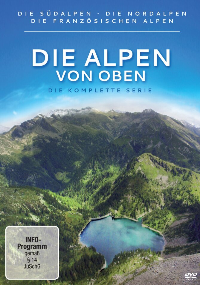 Die Alpen von oben - Gesamtbox 6 DVDs