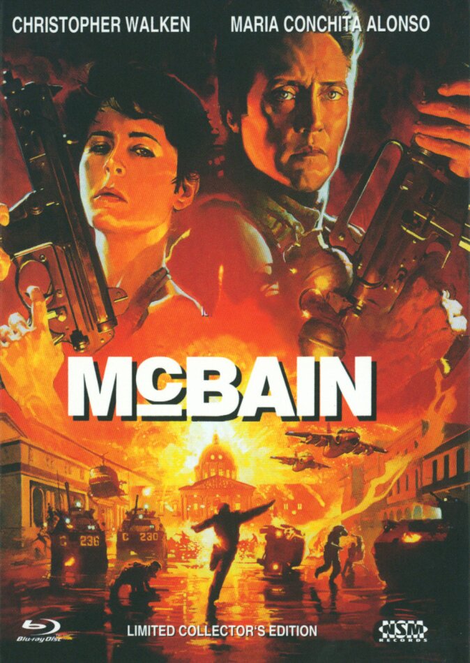 McBain (1991) Collector's Edition, Limited Edition, Mediabook, Uncut, Blu-ray + DVD