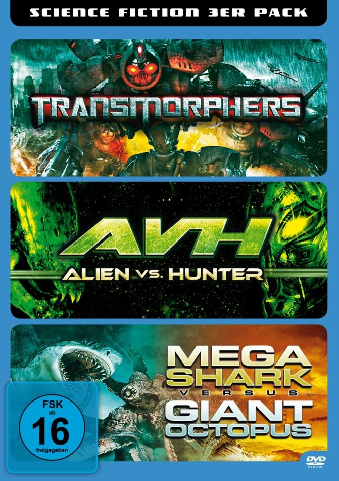 Transmorphers / AVH / Mega Shark versus Giant Octopus - Science Fiction 3er Pack