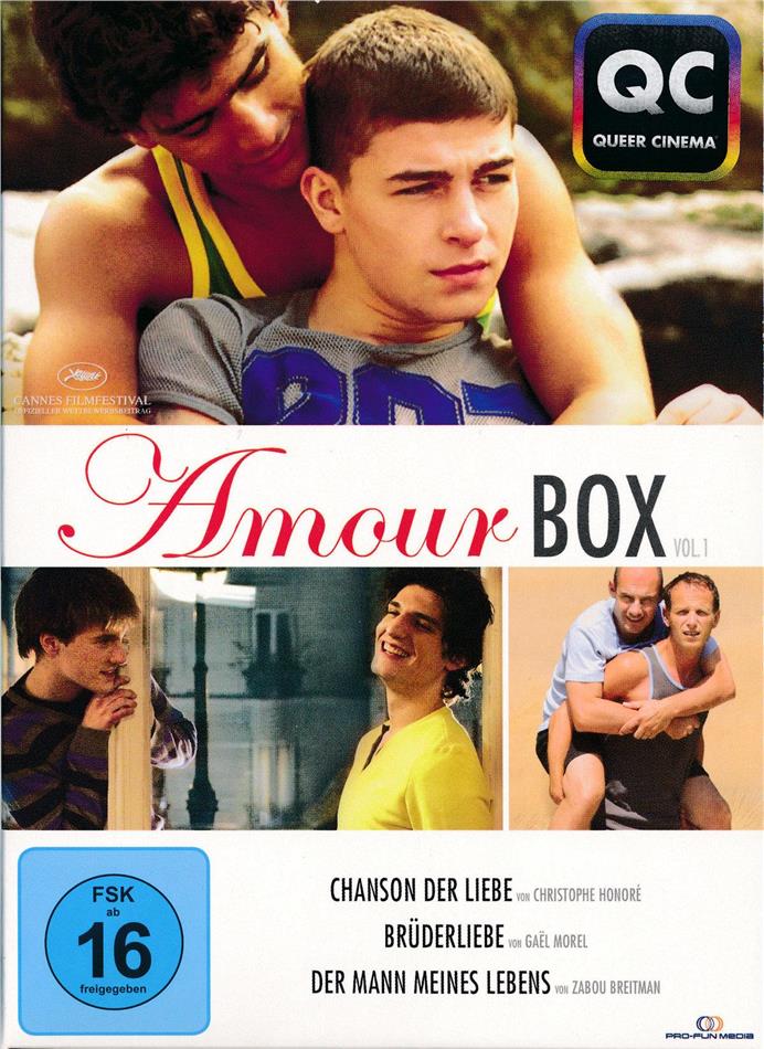 Amour Box - Chanson der Liebe / Brüderliebe / Der Mann meines Lebens 3 DVDs