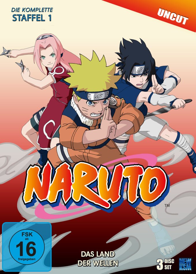 Naruto - Staffel 1 3 DVDs
