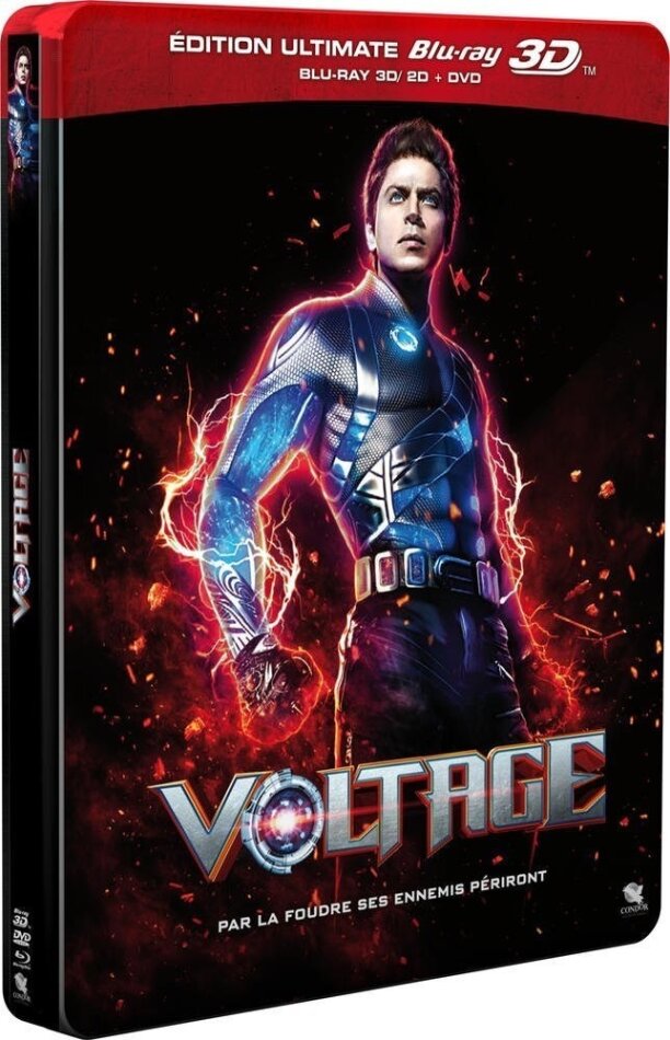 Voltage (2011) Steelbook, Blu-ray 3D (+2D) + Blu-ray + DVD