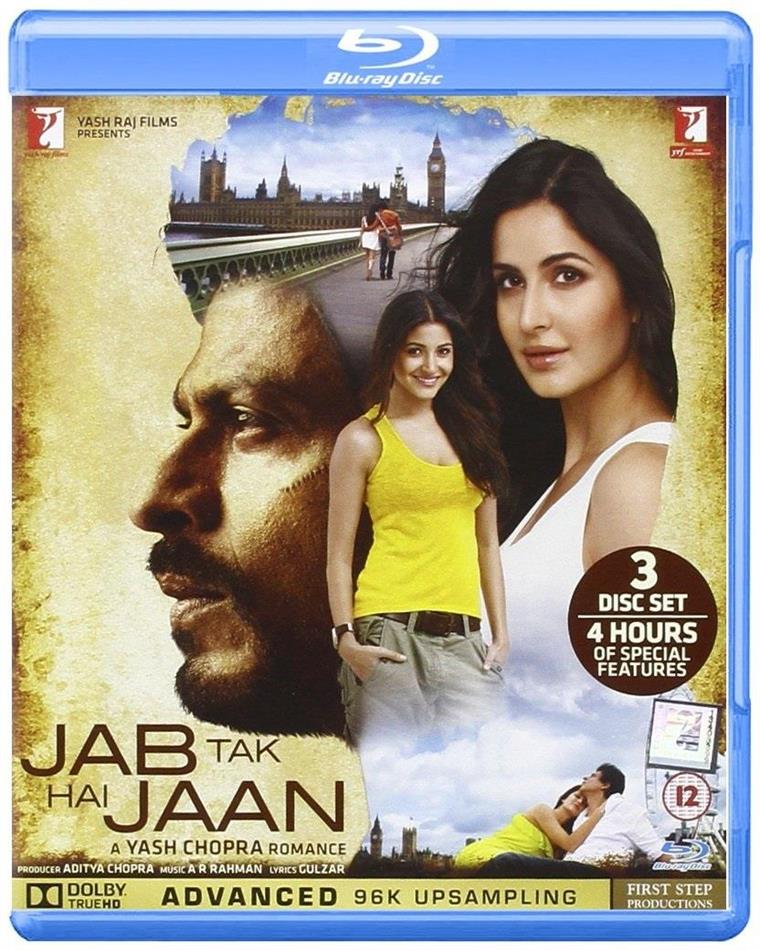 Jab Tak Hai Jaan (2012) 3 Blu-rays