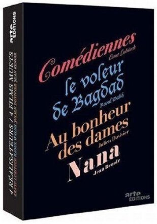 Comédiennes / Le voleur de Bagdad / Au bonheur des dames / Nana - Les grands noms du cinéma muet 4 DVDs