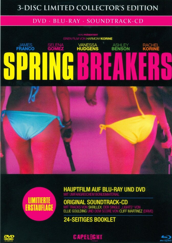 Spring Breakers (2013) Limited Collector's Edition, Mediabook, Blu-ray + DVD + CD