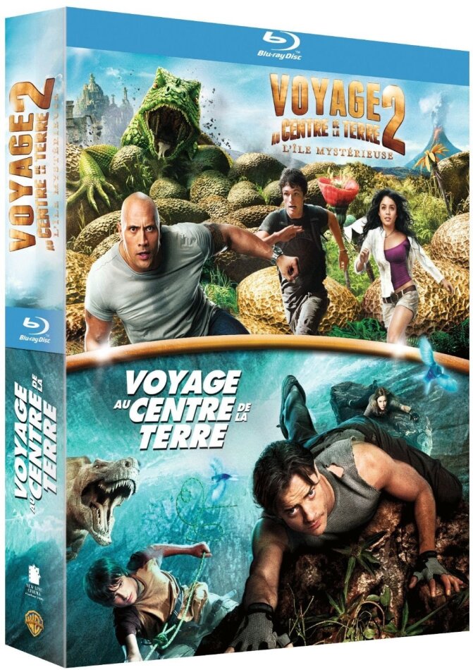Voyage au centre de la Terre 1 & 2 2 Blu-rays