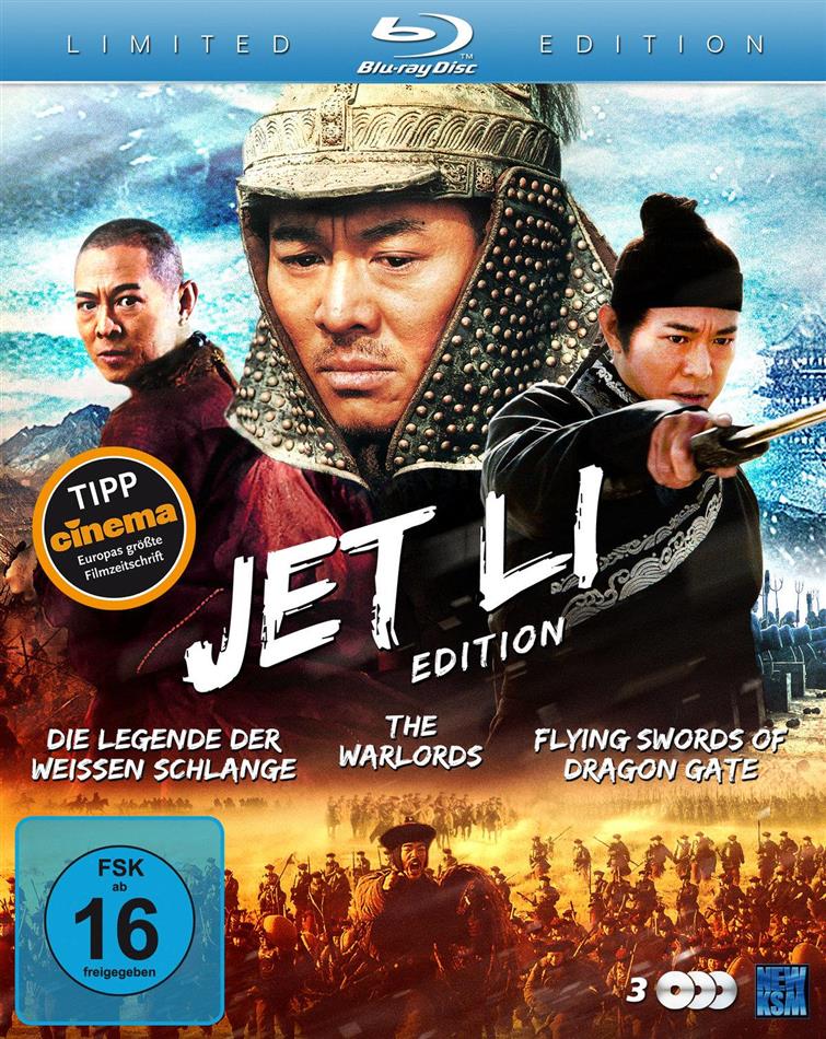 Jet Li Edition Limited Edition, 3 Blu-rays