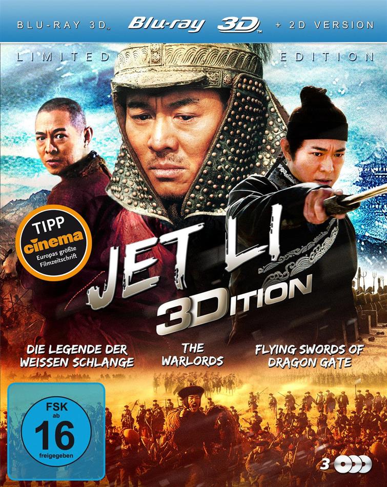 Jet Li Edition Limited Edition, 3 Blu-ray 3D (+2D)