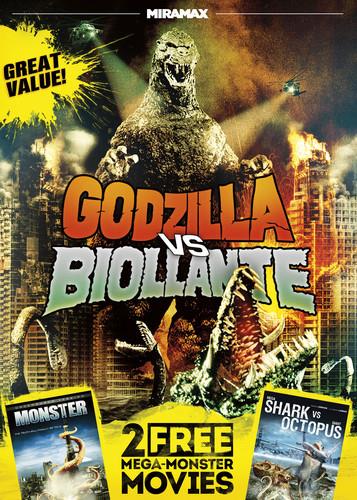 Godzilla vs. Biollante / Monster / Shark vs. Giant Octopus