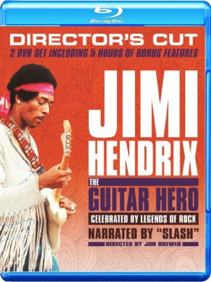 Jimi Hendrix - The Guitar Hero - Director's cut 2 Blu-rays
