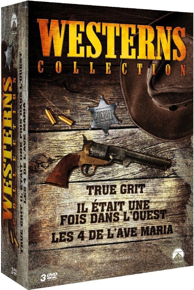Westerns Collection - True Grit / Il était une fois dans l'ouest / Les 4 de l'Avé Maria 3 DVDs
