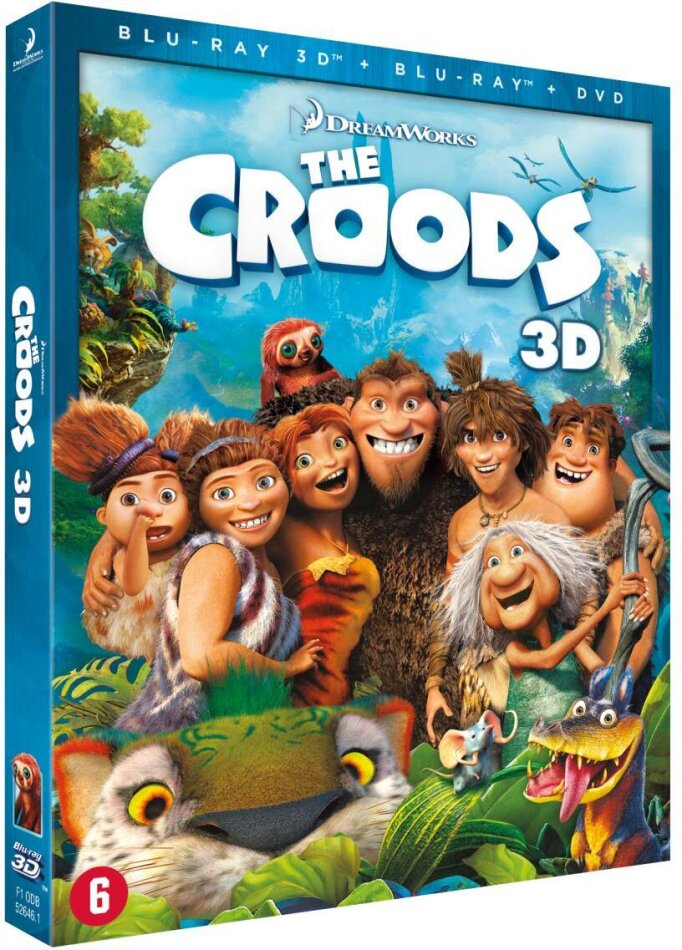 Les Croods (2013) Blu-ray 3D (+2D) + DVD