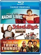 Nacho Libre / School of Rock / Tropic Thunder - Jack Black Triple Feature 3 Blu-rays