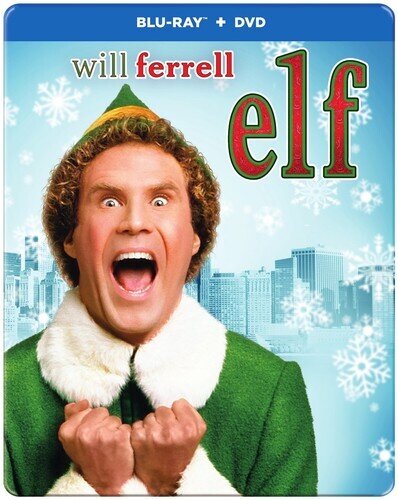Elf (2003) Anniversary Edition, Steelbook, Blu-ray + DVD