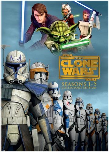 Star Wars - The Clone Wars - Seasons 1-5 Collector's Edition, 19 DVDs
