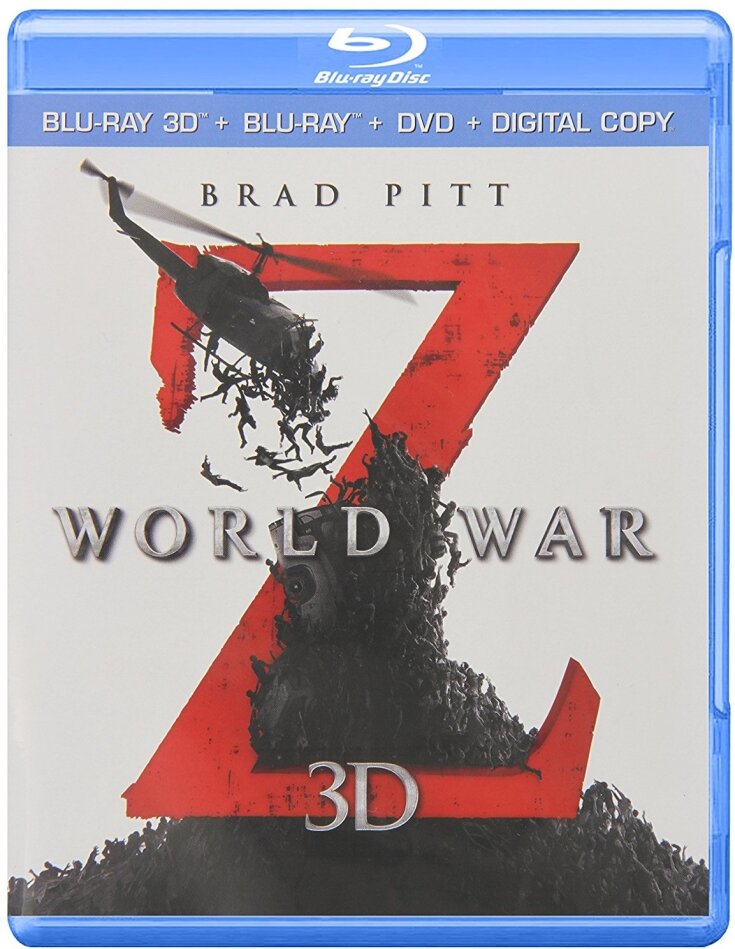 World War Z (2013) Blu-ray 3D (+2D) + Blu-ray + DVD
