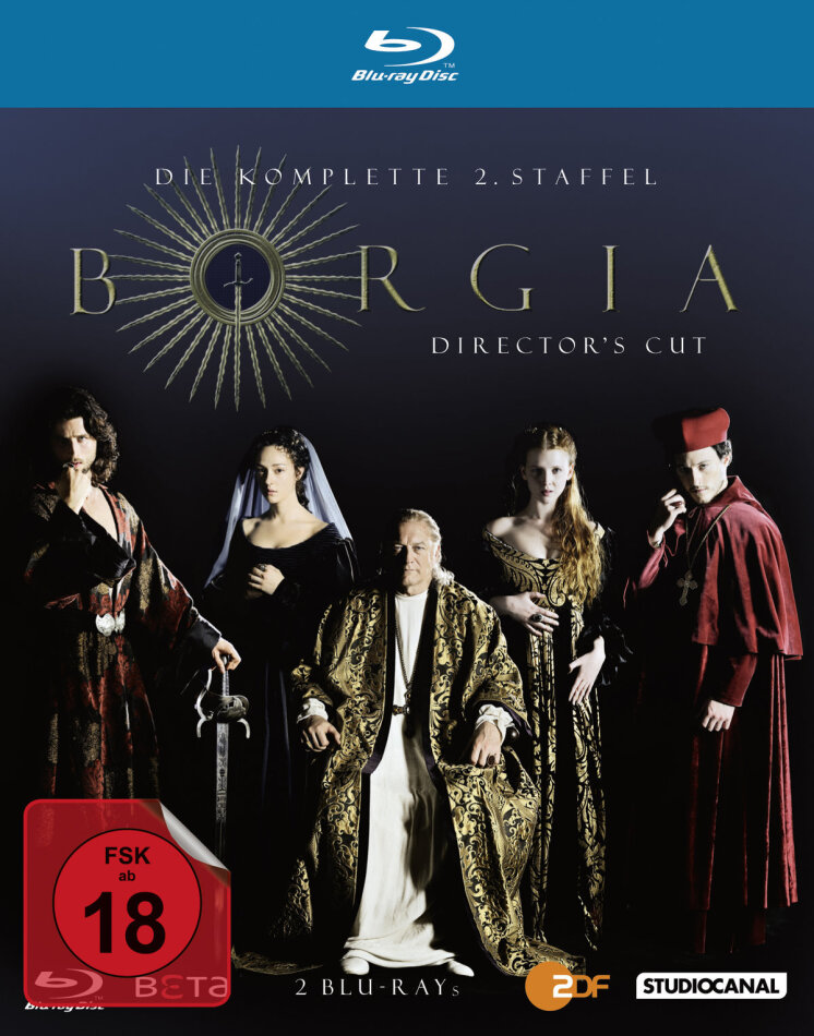 Borgia - Staffel 2 Director's Cut, 2 Blu-rays