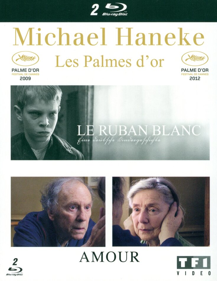 Michael Haneke - Les Palmes d'or - Le ruban blanc / Amour 2 Blu-rays