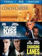 Coach Carter / The Long Kiss Goodnight / Changing Lanes - Samuel L. Jackson Triple Feature 3 Blu-rays