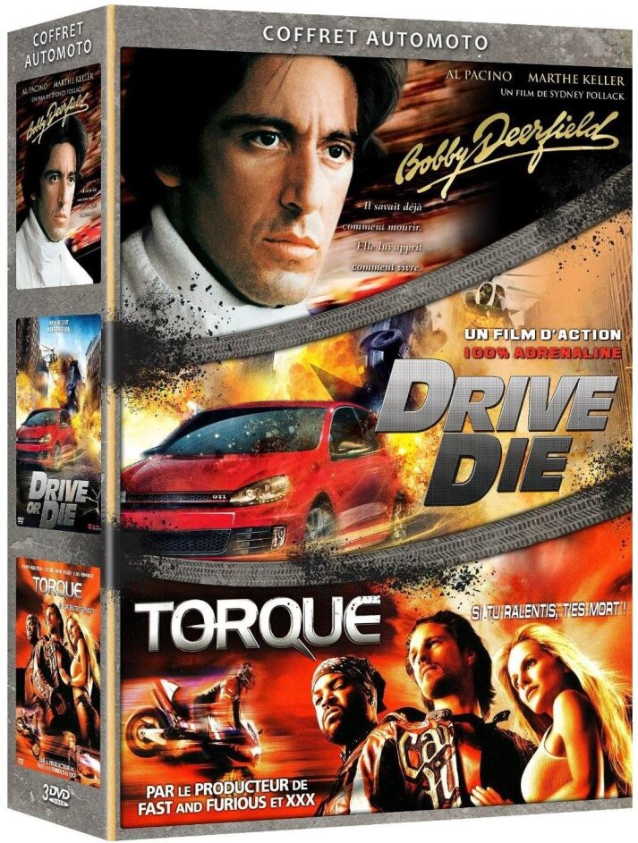 Automoto - Coffret - Bobby Deerfield / Drive or Die / Torque 3 DVDs