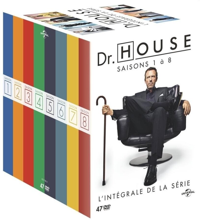 Dr. House - L'intégrale de la série Saison 1 à 8 Édition Collector, 47 DVD