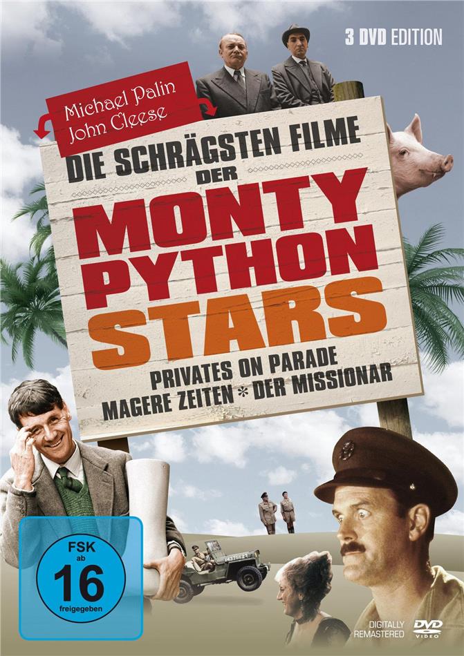 Die schrägsten Filme der Monty Pythons Stars 3 DVDs