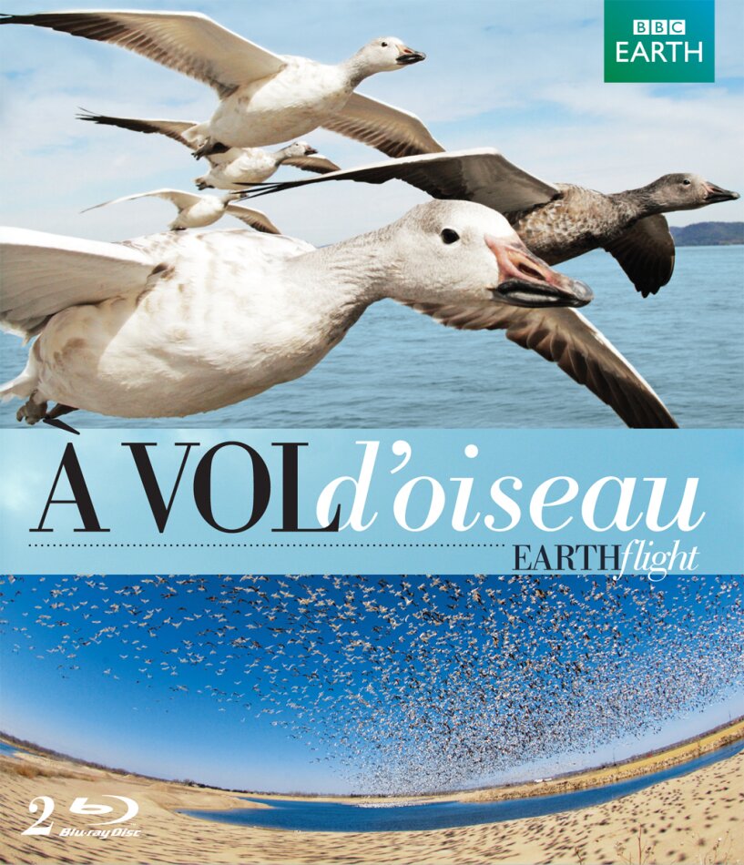 À vol d'oiseau BBC Earth, 2 Blu-ray