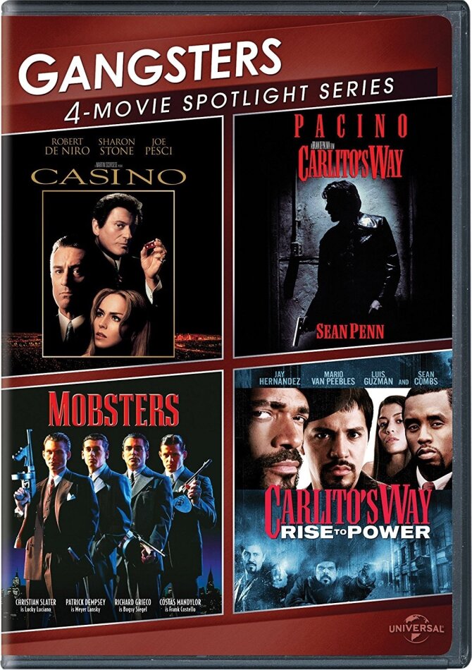 Gangsters - 4-Movie Spotlight Series 3 DVDs