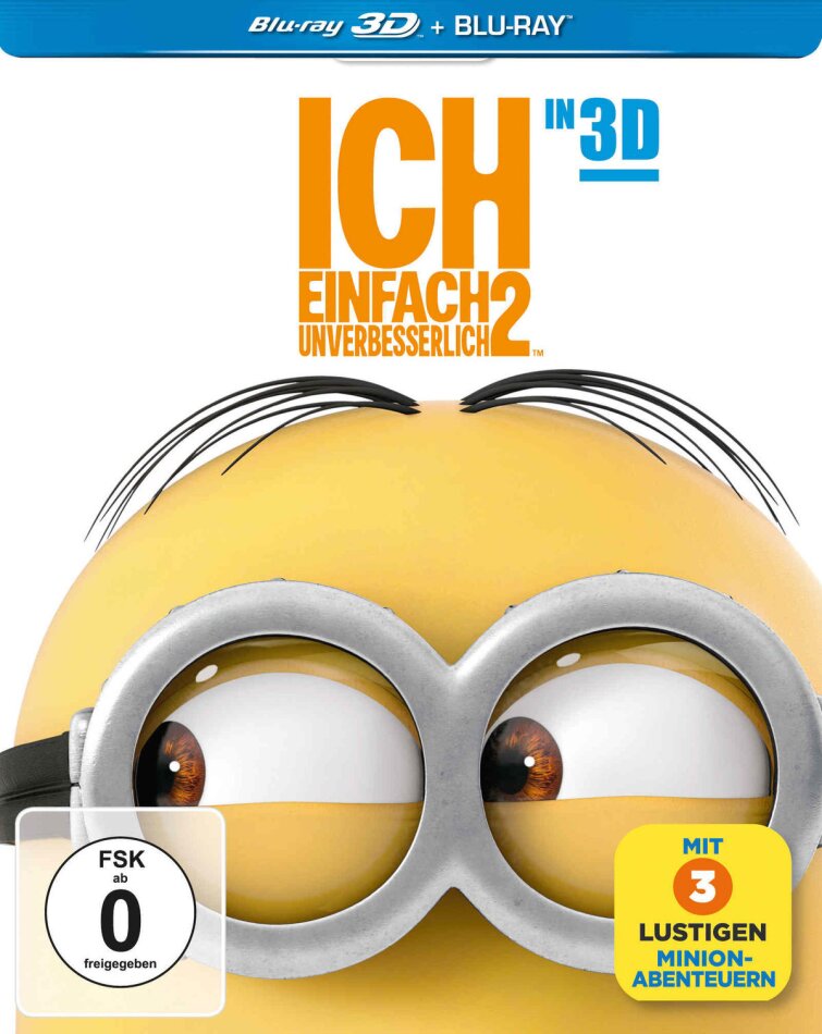 Ich - Einfach Unverbesserlich 2 - Despicable Me 2 (2013) Steelbook, Blu-ray 3D + Blu-ray